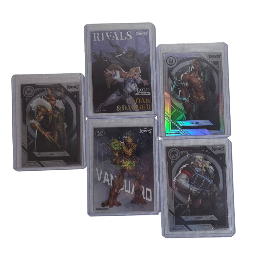 Marvel Rivals Eternal Glory Trading Card Lot Of 5 2026 NM